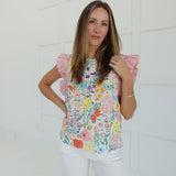 Floral Frenzy Top