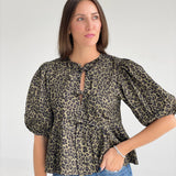 Leona Leopard Top