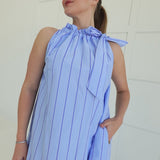 Château Mini Dress - Blue