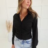 Clueless Button Up Top