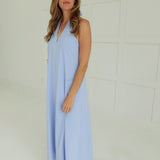 Sweet Vengeance Maxi Dress - Blue