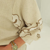 Sosie Embroidered Set - Ivory