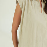 Jordana Blouse - Taupe