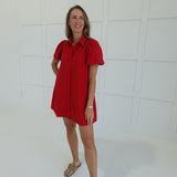 Misty Meadows Dress - Red