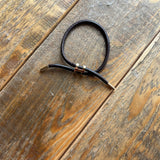 Pull Tie Bracelet - Dark Brown