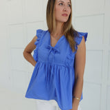 Beckoning Poplin Top