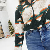 Rockie Aztec Jacket - Hunter