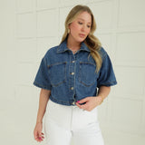 Smitty Denim Jacket Top
