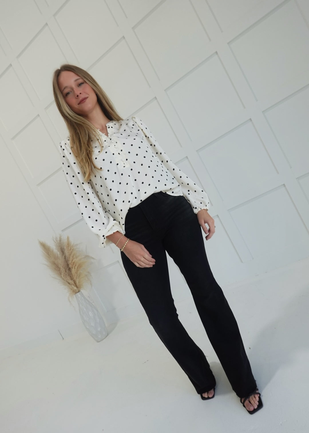 Polly Polka Dot Blouse
