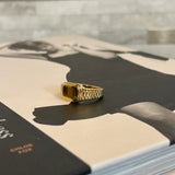 Gold Square Ring