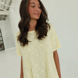 Jana Slub Top - Butter