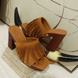 Bella Fringe Heel