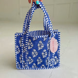 Mini Quilted Floral Tote