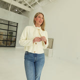 Ophelia Cropped Jacket - Snow