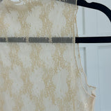 Sleeveless Lace Top - Nude