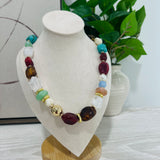 Chunky Mixed Bead Necklace
