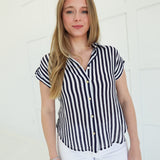 Ease Into Top - Navy