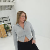 Zip It Cardigan Jacket - Gray