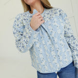 Catarina Quilted Jacket - Blue