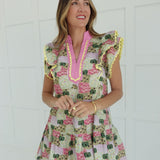 Desert Rose Mini Dress - Pink