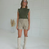 Natalie High Waisted Shorts