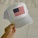 Flag Foam Trucker - White