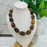 Lavish Resin Link Necklace