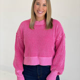 Two-Timer Sweater - Pink