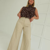 Sterling Cropped Pants - Taupe