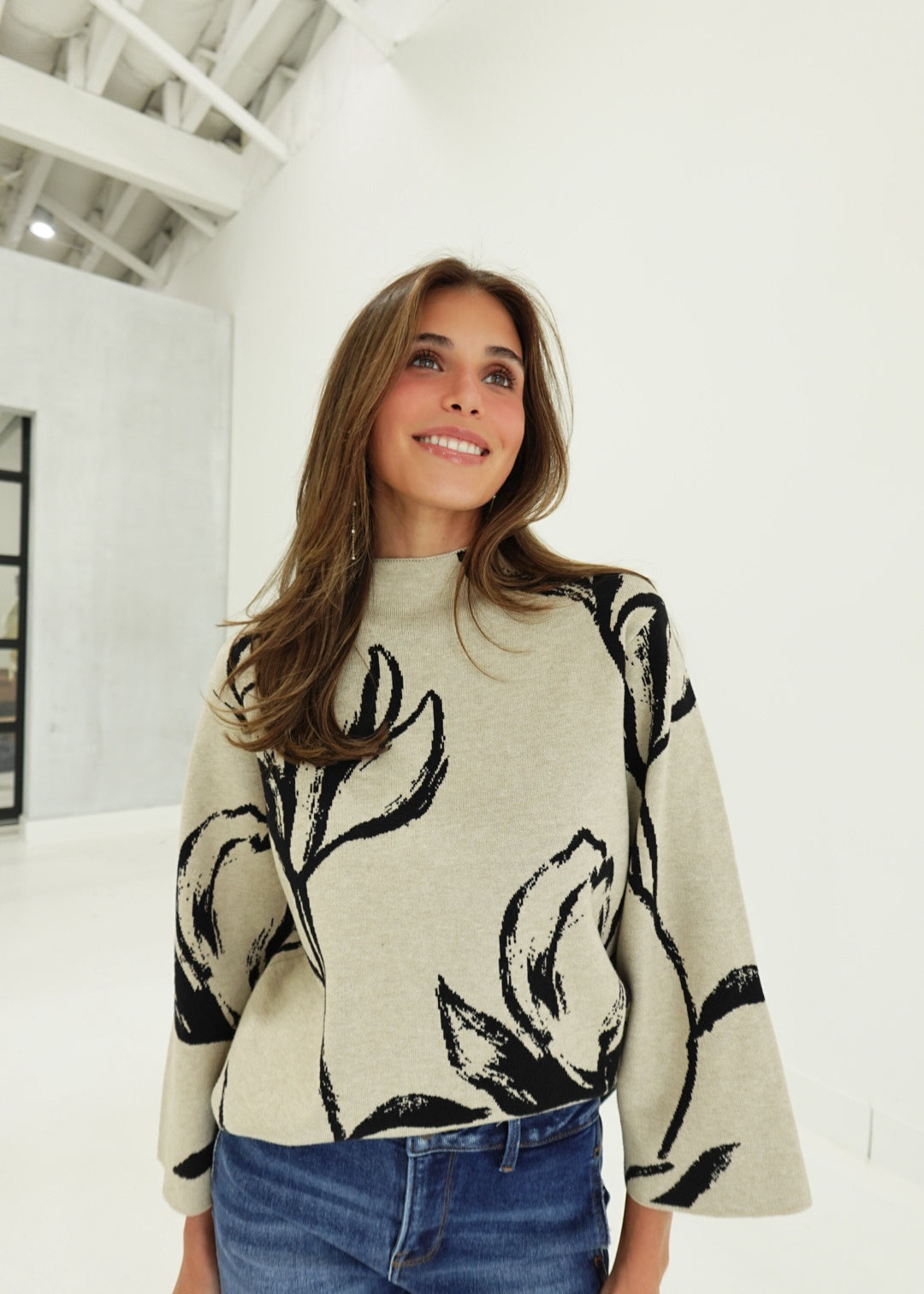 Wells Withered Sweater - Oatmeal