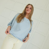 Old Time's Sake Top - Light Blue