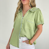 Stella Spring Blouse - Green