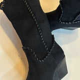 Stellar Whipstitch Boot - Black