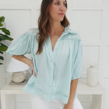 The Favor Top - Blue