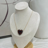 Tortoise Heart Necklace