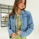 Mateo Scallop Placket Jacket
