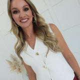 After Hours Top - Ivory