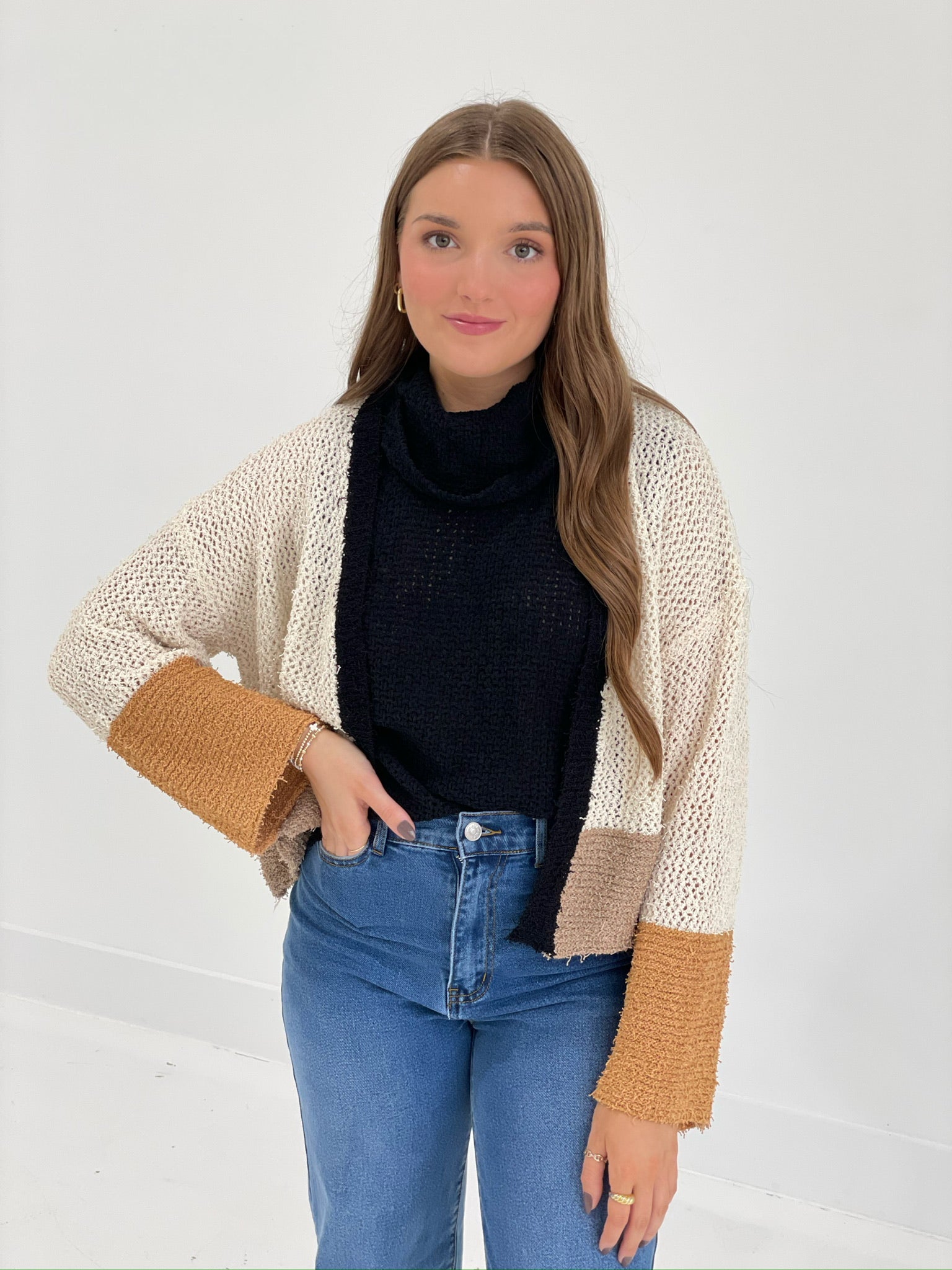 Mercury Colorblock Cardigan