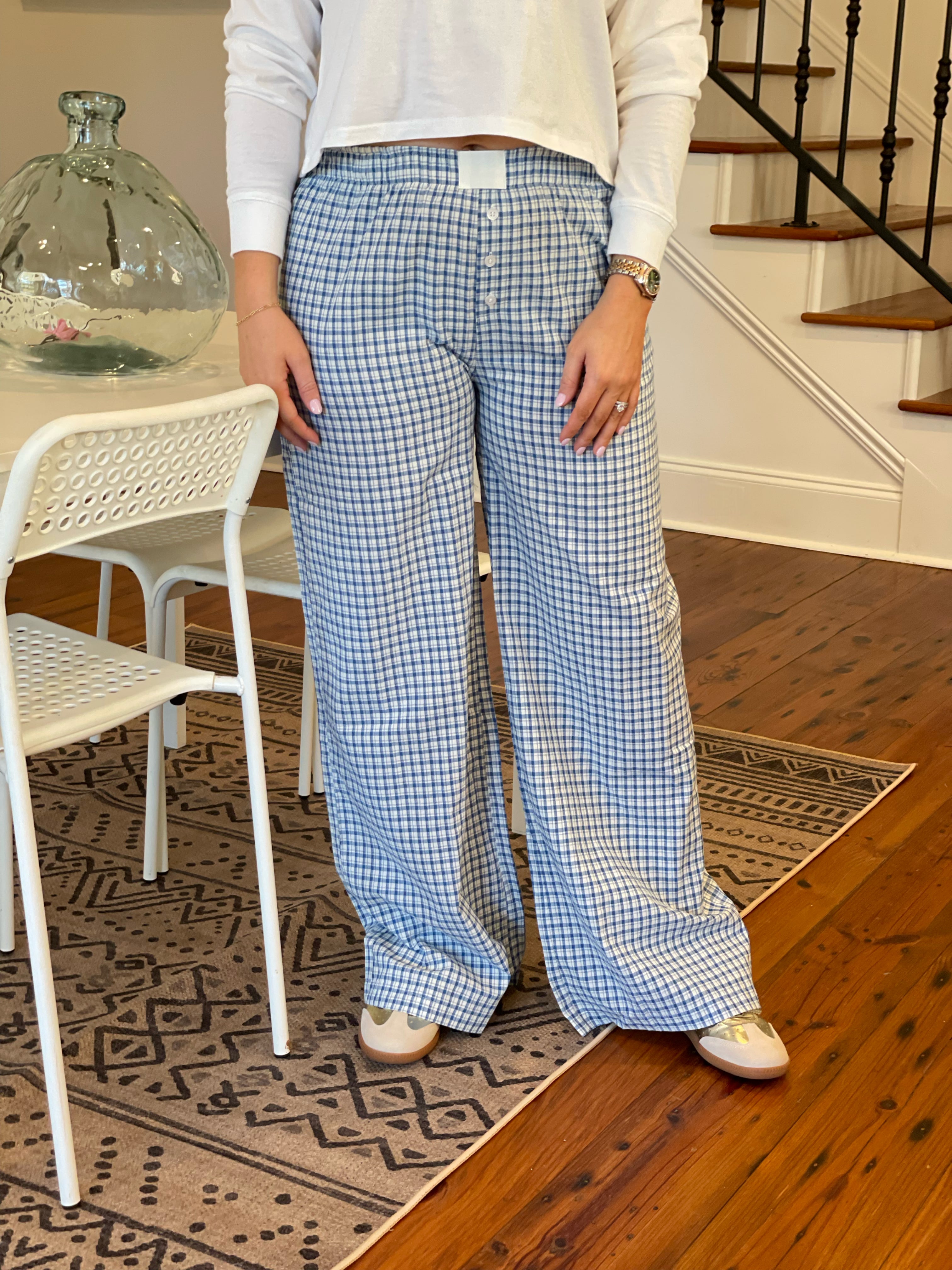 Crush Your Ego Gingham Pants