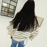 Easy Knitted Henley Top - Ivory