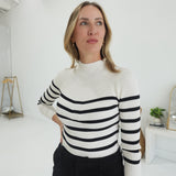 Around Town Top - Ivory