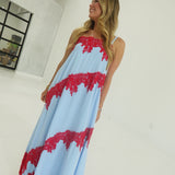 Monet Maxi Dress - Blue