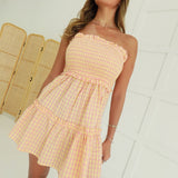 Anissa Mini Dress - Pink/Yellow
