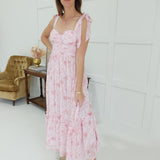 Jacie Midi Dress - Pink