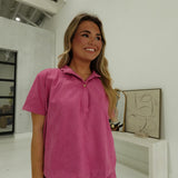 Edith Suede Set - Pink