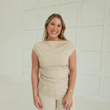 Consider It Trouser Set - Khaki