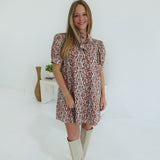 Doodle Dru Mini Dress - Camel