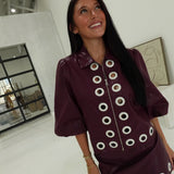 Riveted Leather Set - Wine