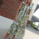 Karlie Midi Dress - Olive
