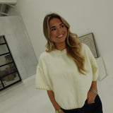 Scout Sweater - White/Beige